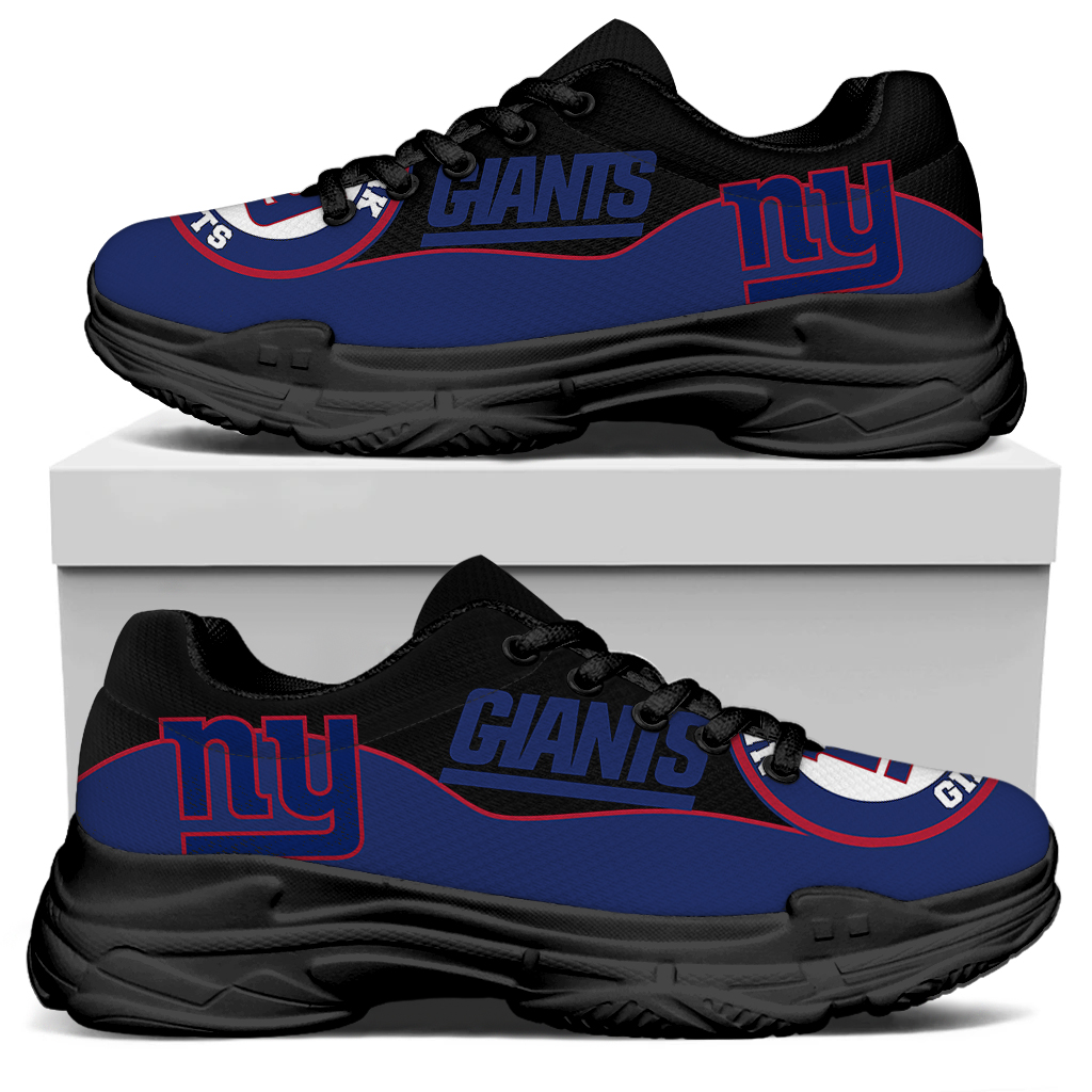 Men's New York Giants Edition Chunky Sneakers With Line 001